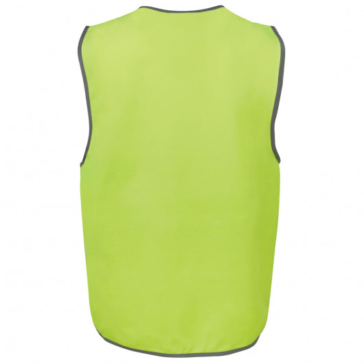 Hi Vis Safety Vests Lime Back